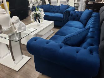 2pc Living Set Sofa And Loveseat 