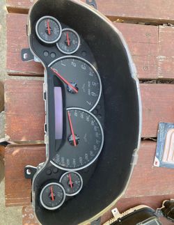 C6 corvette cluster