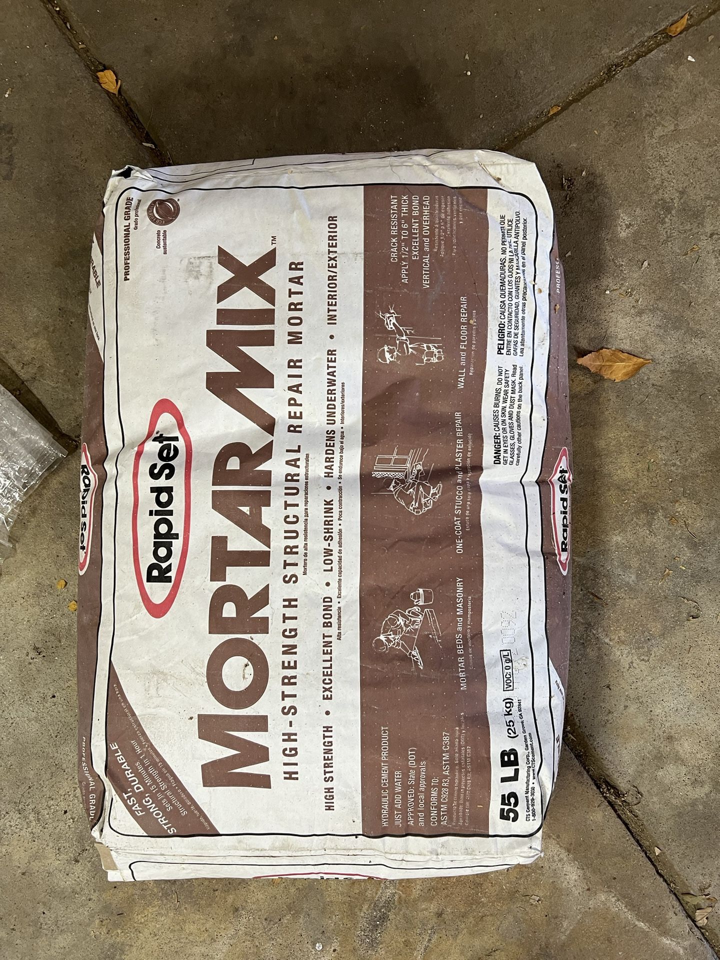 Free Mortar 3 Bags