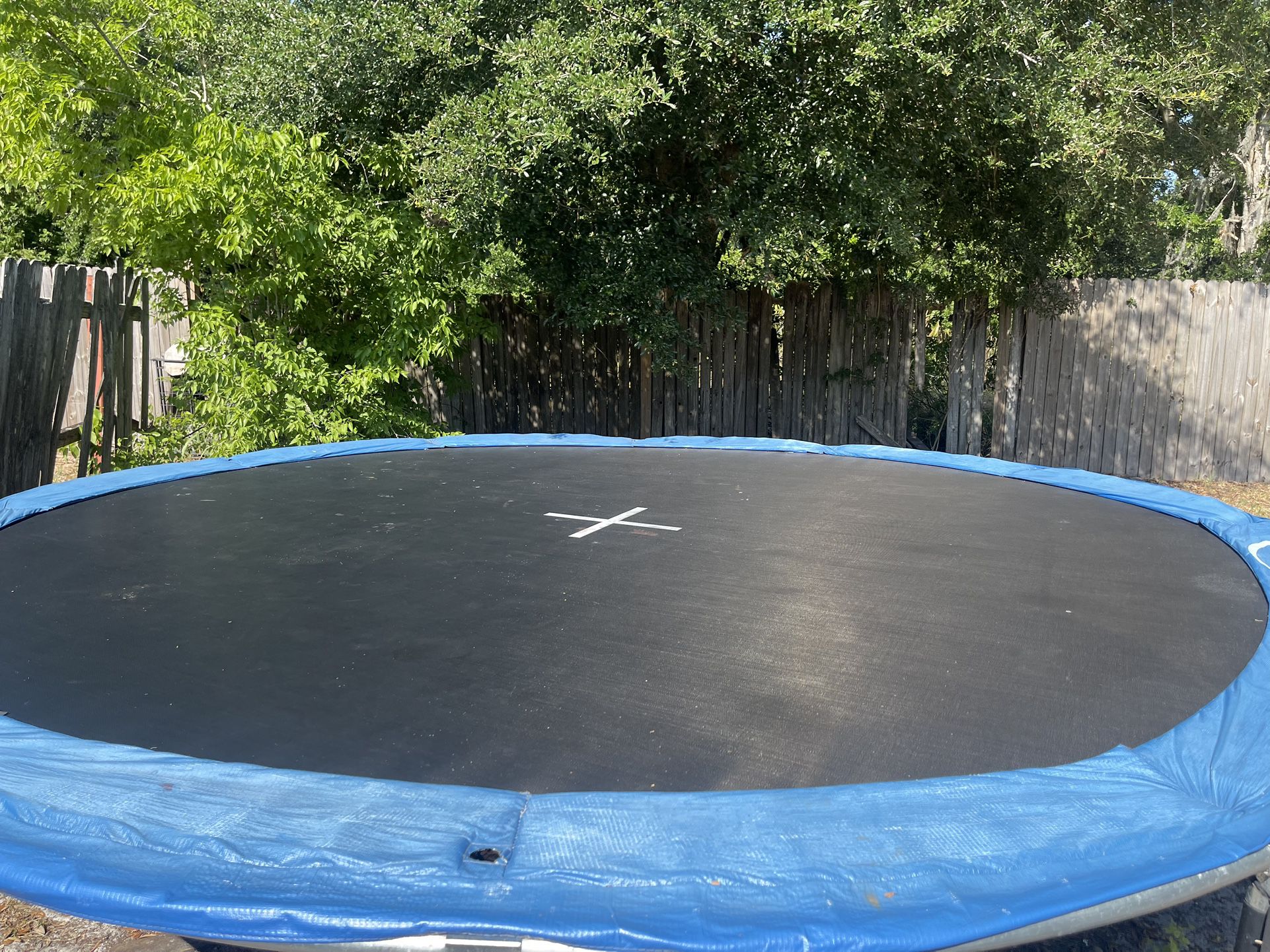 Clean Trampoline For Sale Pick Up  Works Great Barely Used 