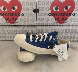CDG PLAY x Converse 'Blue Quartz' Size 5.5