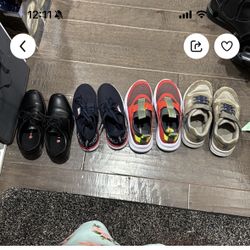 Boys Shoes Lot-Natica, Skechers—most worn Once—size 1 And 1.5 