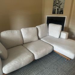 Sofa  White Sectional Of Pottery Barn For Sell 