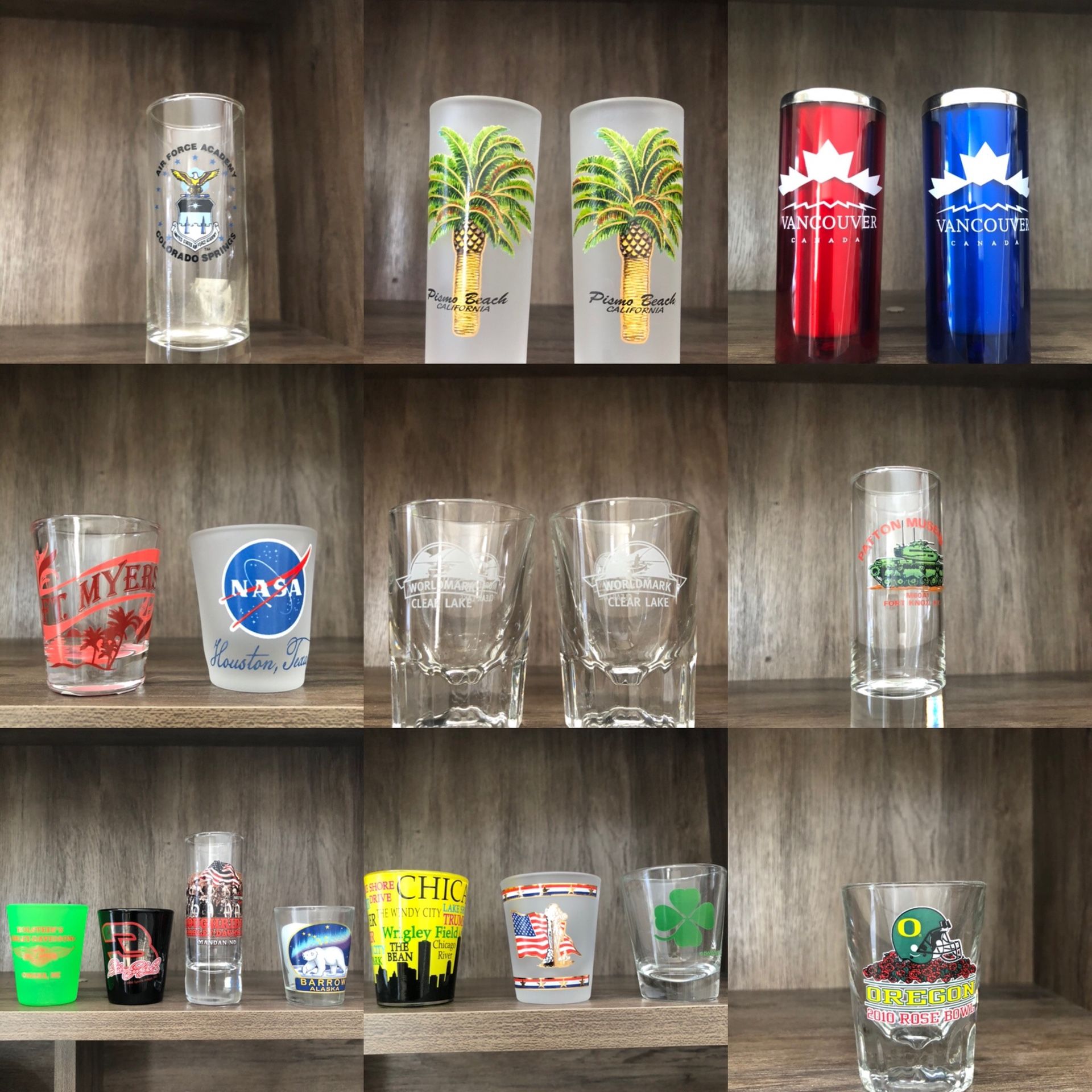 Collection of Shot Glasses