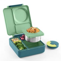 OMIEBOX BENTO LUNCH BOX-Teal & Green
