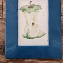 Watercolor Painting, With Frame,4x6"