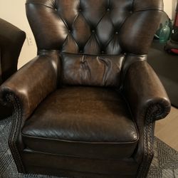 Brown Leather Chair