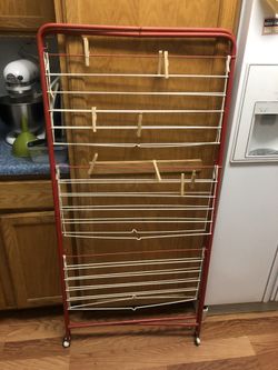 Vintage laundry rack