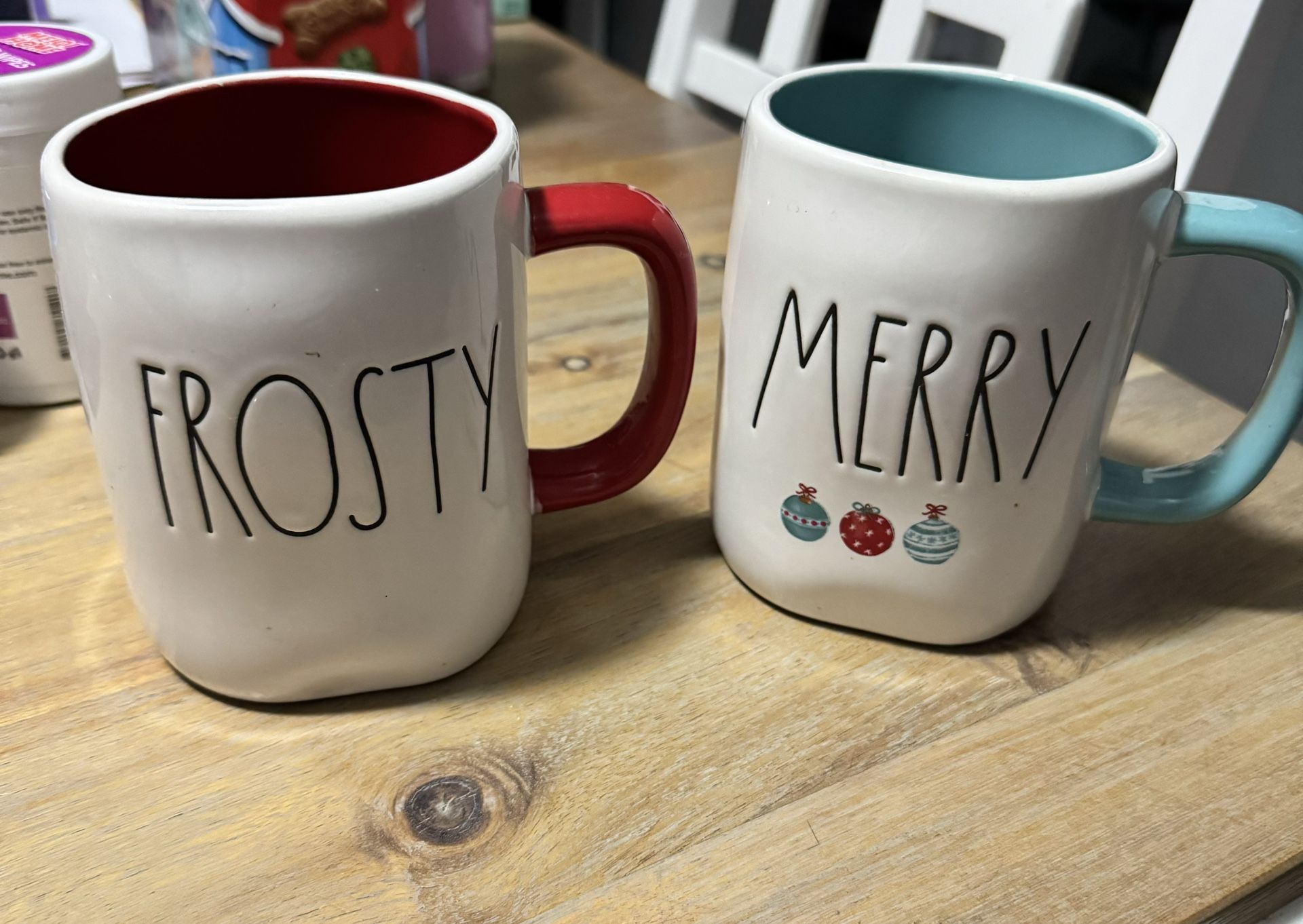 Rae Dunn Christmas Mugs