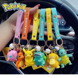 6PCS/Set Pokémon Keychain/pendant 