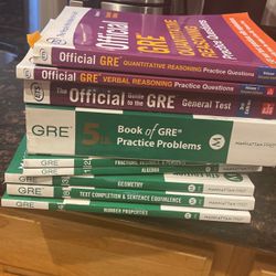 GRE Books Very Lightly Used 