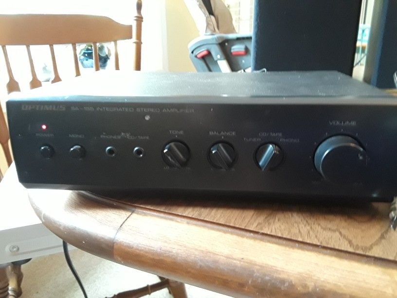 OPTIMUS SA-155 COMPACT STEREO RECEIVER Integrated Amp Amplifier