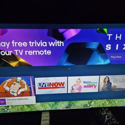 Samsung 65” crystal 4K Smart TV no remote control