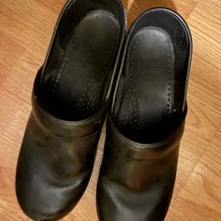 Dansko Black Clogs Size 39