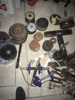 200lbs weights standard 1”