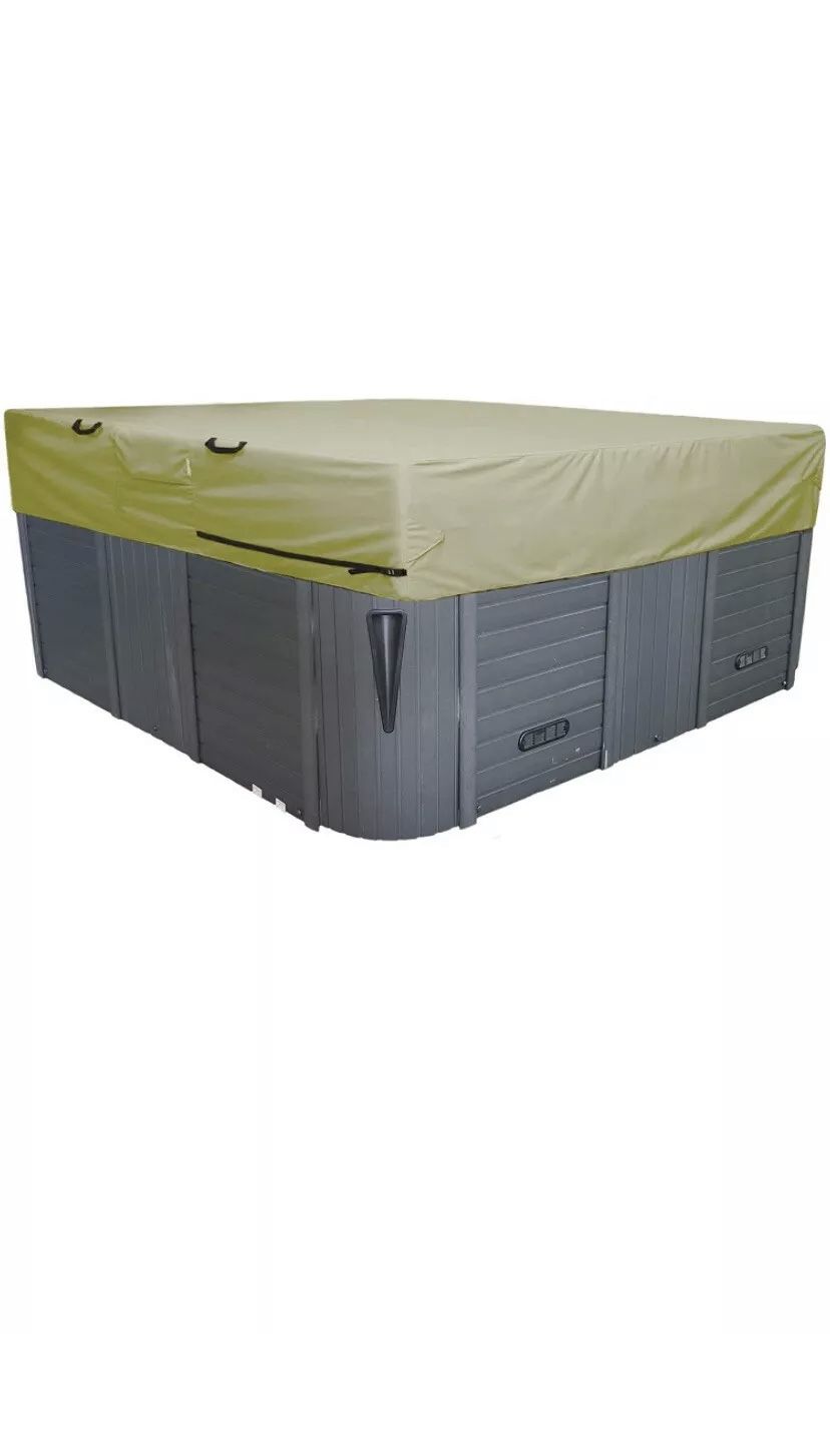 Polyester Outdoor tub cover cap, Hot Tub Protector, Grey Color 95x95x20