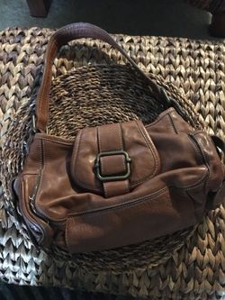 leather Banana republic purse