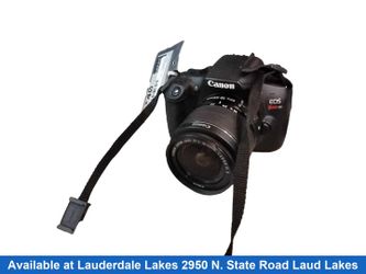 Canon Eos Rebel T6 Black Digital SLR Camera