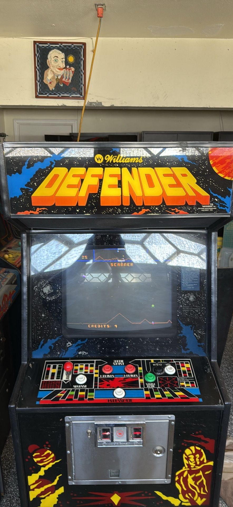 DEFENDER ARCADE GAME