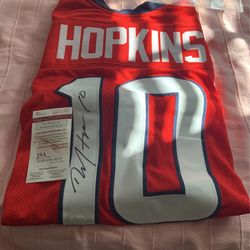 Deaundre Hopkins Signed And Authenticated Jersey 