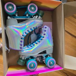 Impala Skates with helmet and protective gear