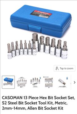 Cs014 - 13 Piece Hex Bit Socket Set