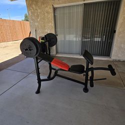 Weight Bench With Weights 