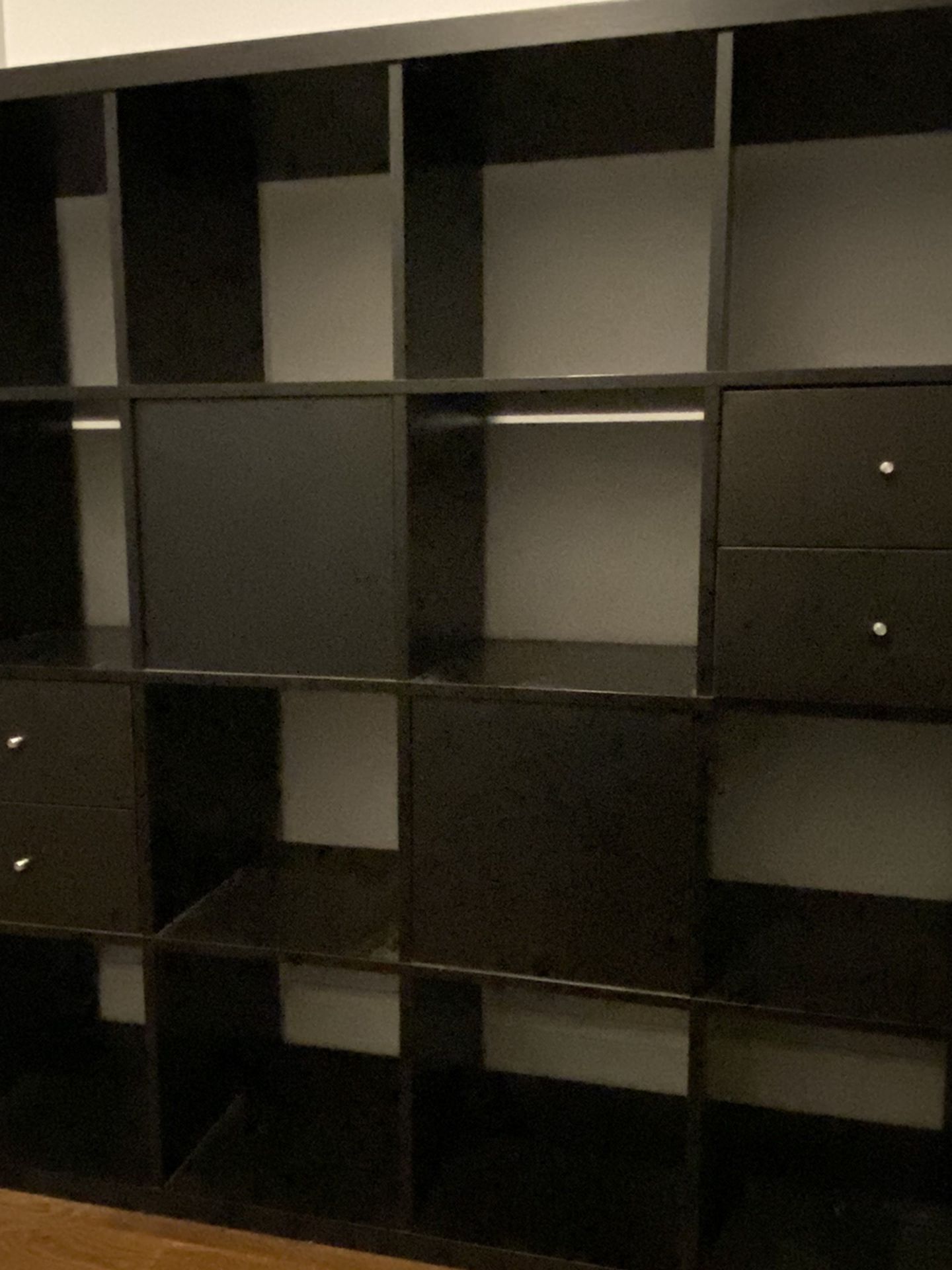 Large Cube Shelf With Drawers