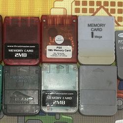 PlayStation 1 memory cards