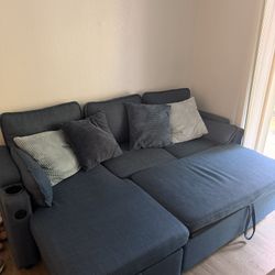 Blue Couch 81”