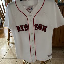 Boston Red Sox Matsuzaka #18 Jersey Shirt Medium Juniors Unisex