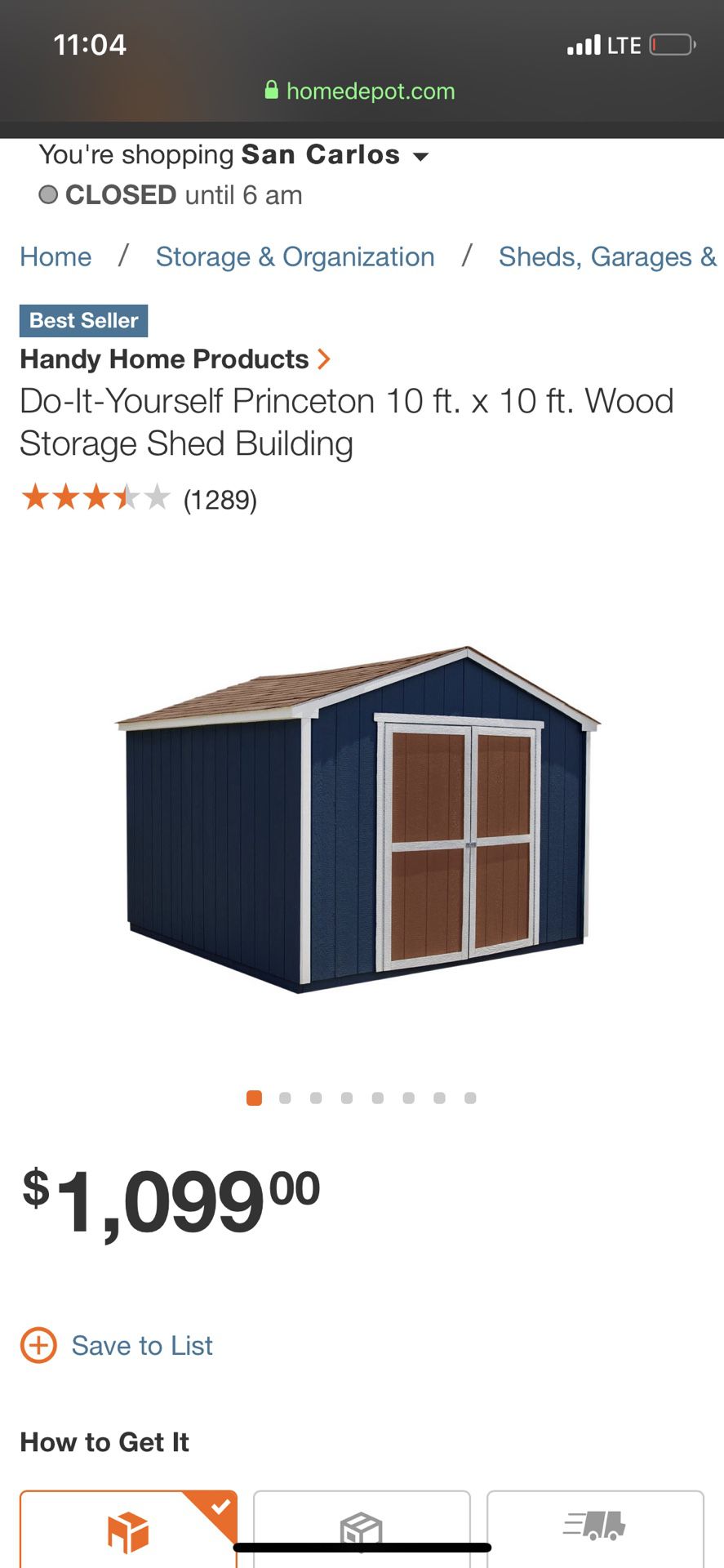 Shed 10ftx10ft
