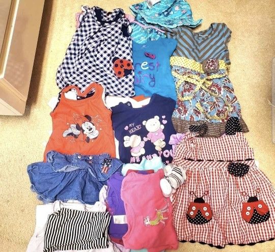 35 Pieces 12-18 Baby Girl Clothes