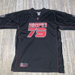 Black NFL NBA MLB vintage starter black ESPN football jersey (Size- Large) BRAND NEW AUTHENTIC- $40