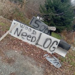 Fire Wood Logs Plow Snow Dogg 