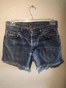 Divided Jean Shorts