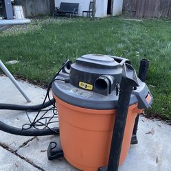 Ridgid Shop Vaccuum (5 HP) with Extender hook-ups ($120 VALUE!)