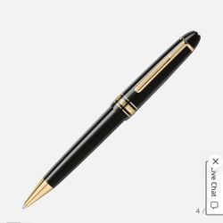 Mont Blanc Meisterstück Gold-Coated Classique Ballpoint Pen
