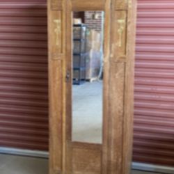 Nice Vintage Cedar Single Door Armoire