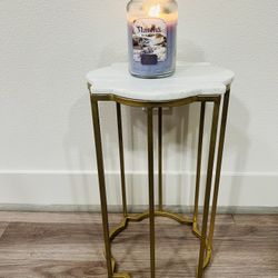 Accent Marble End Table