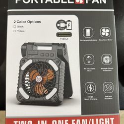 Portable Solar Powered Fan