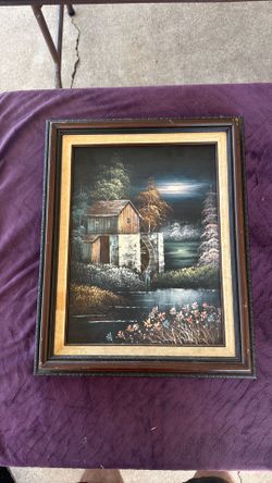 Water Wheel Painting
