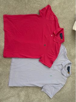 Two Ralph Lauren Men’s L Slim Fit Polos