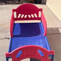 Toddler bed (without mattress) $15