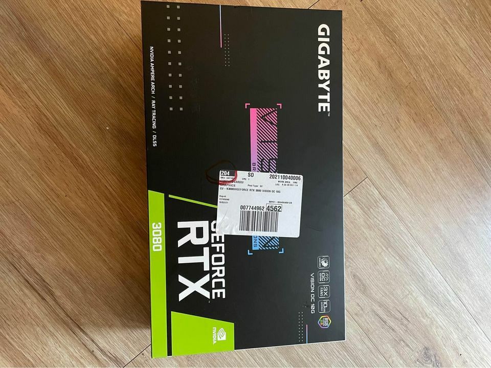 NVIDIA GIGABYTE GeForce RTX 3080 VISION 10G OC