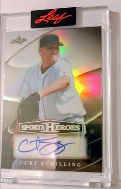 2026 Leaf Curt Schilling Certified Autographed Card #9/9