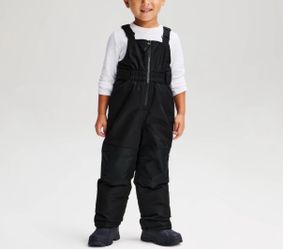 Cat and Jack Kids Black Snow Bib Overalls 18M