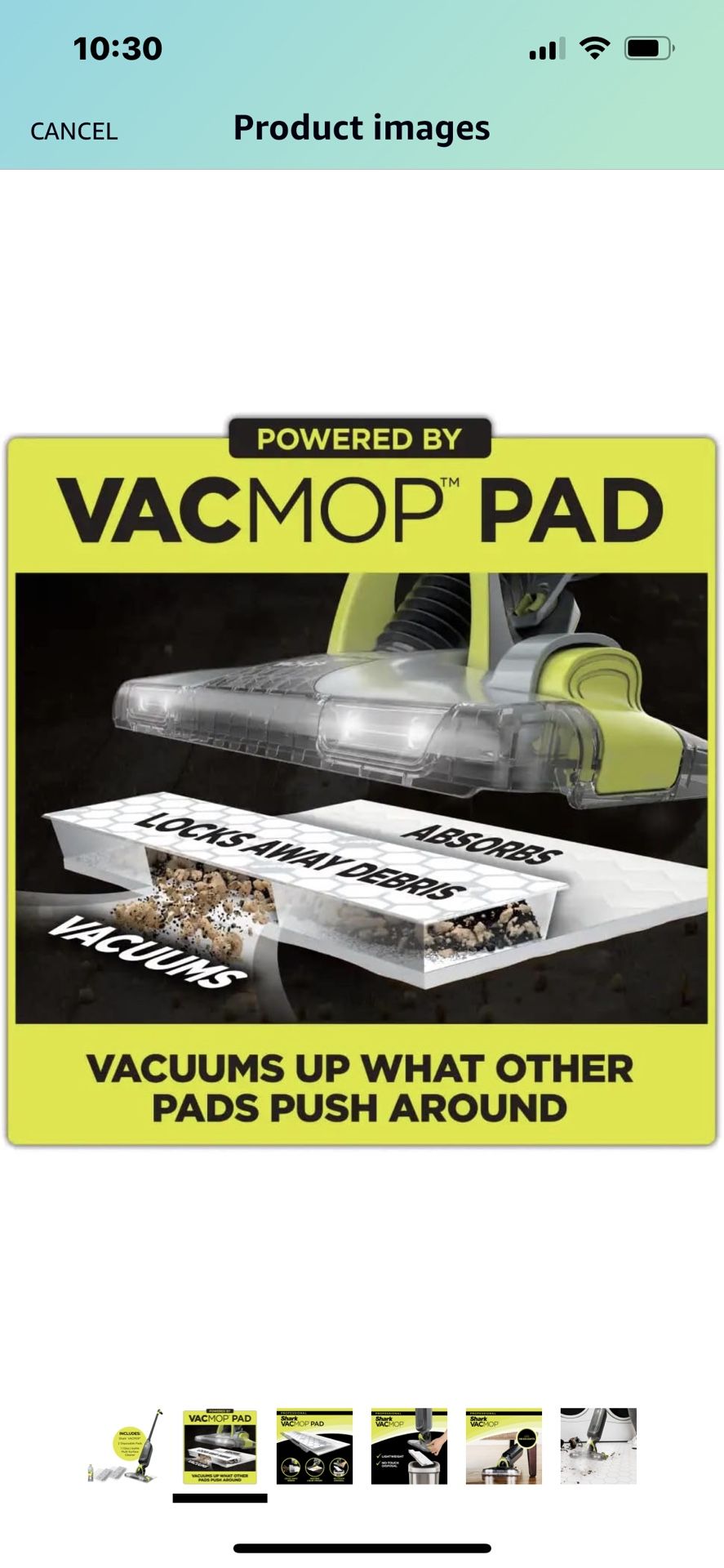 Shark Mop Vacuum Floor Cleaner