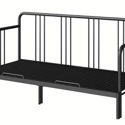 Modern black metal daybed