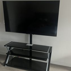 65 Inch TCL Roku Tv With Tv Stand 